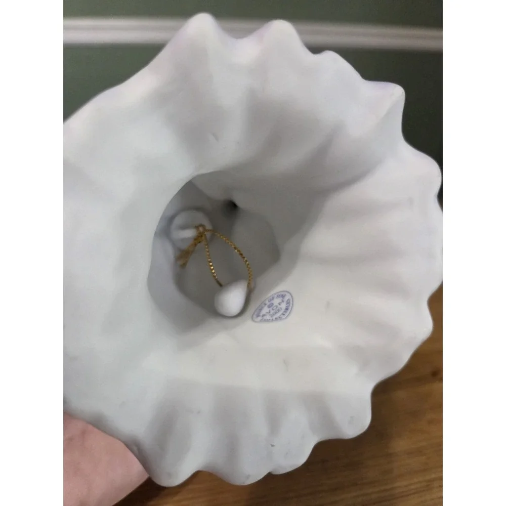 Avon and Russ Vintage Ceramic Flower Hummingbird Bell and Trinket Box Bottle Lot